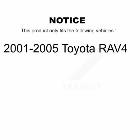 Cmx Front Ceramic Disc Brake Pads For 2001-2005 Toyota RAV4 CMX-D862